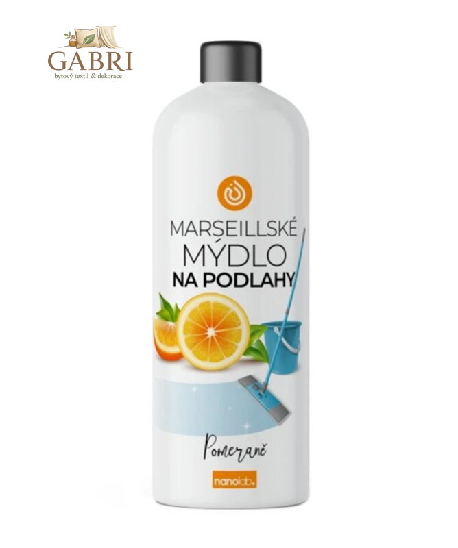 Marseillské mýdlo čistič na podlahy pomeranč 1l Nanolab 5817
