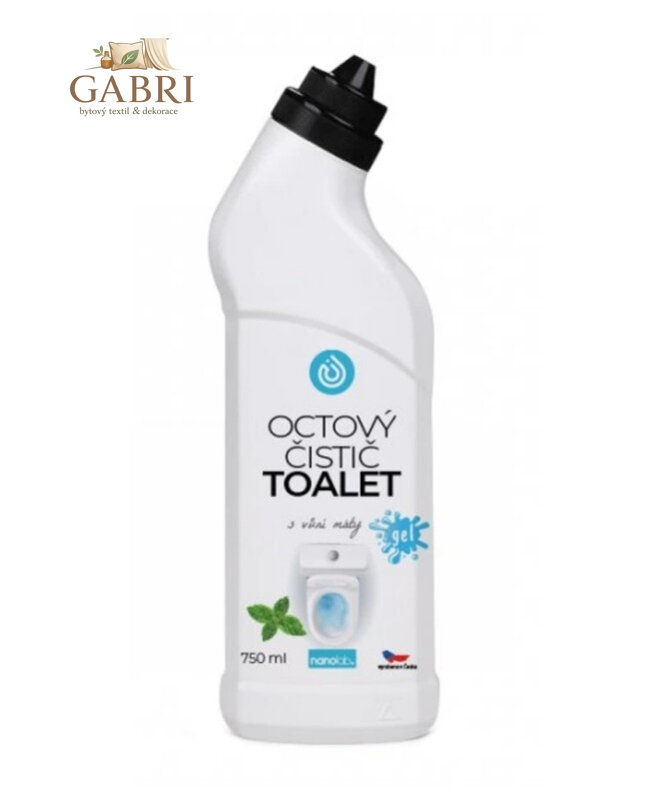 Octový čistič WC 750ml máta Nanolab 5833