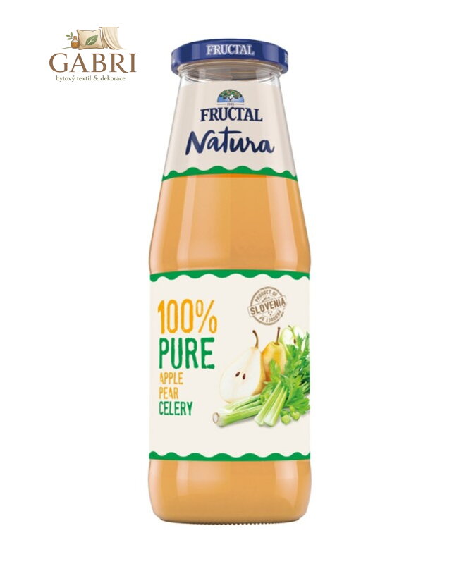 Natura šťáva celer jablko hruška 100% 700ml Fructal 5806