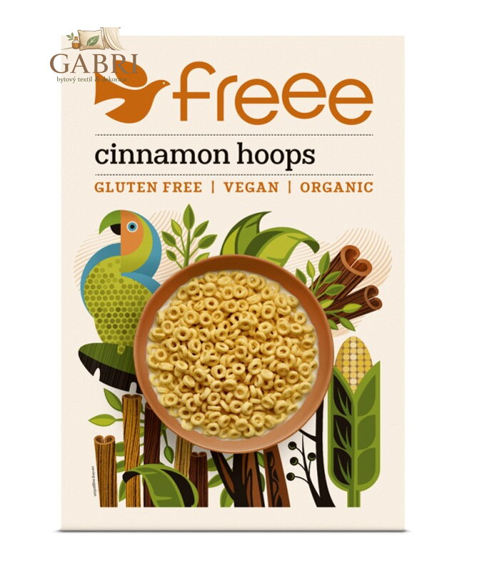 Skořicové kroužky BIO 300g Doves farm bez lepku 5851