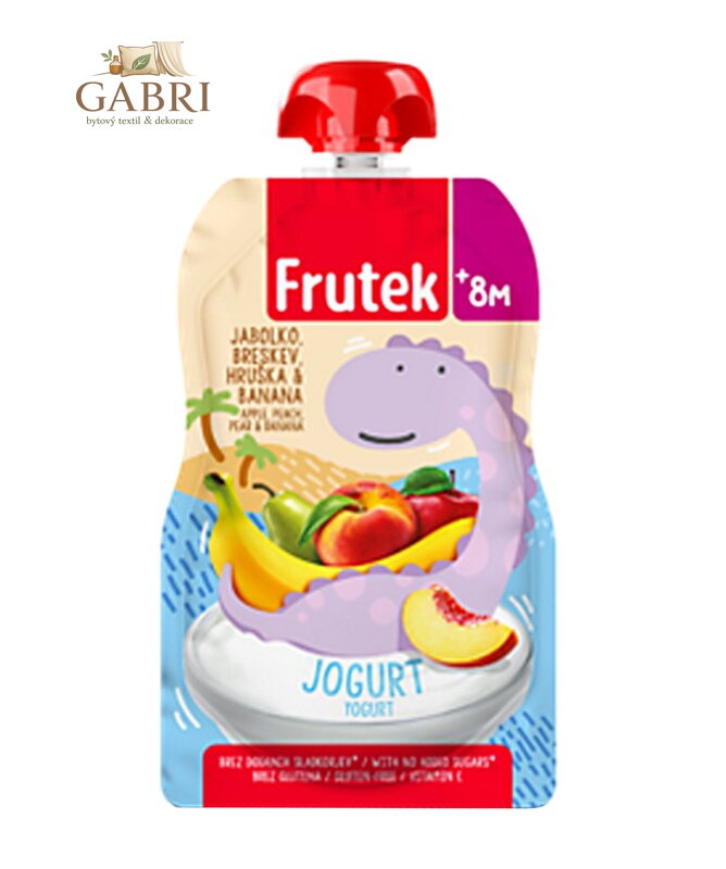 Frutek přesnídávka broskev jogurt 100g Fructal bez lepku 5887