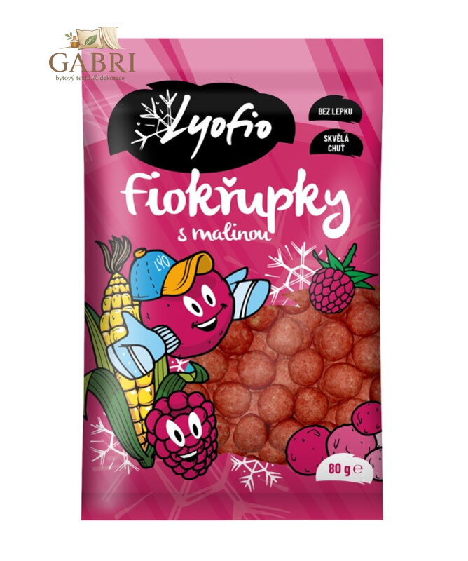 Křupky kukuřičné jogurt malina 80g PPD bez lepku 6009