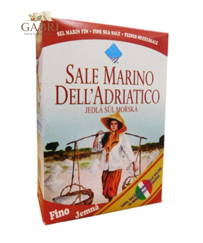Sůl mořská jemná 1kg Piazzolla 6026