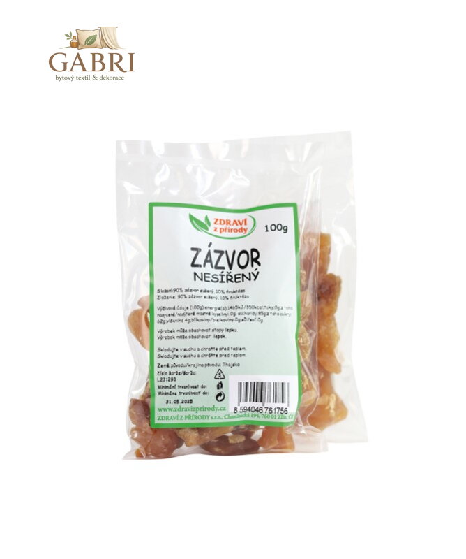 Zázvor natural 100g ZP 2288