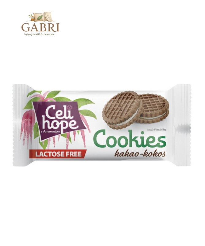Celi hope oplatka Cookies kakao kokos 36g bez lepku 6100