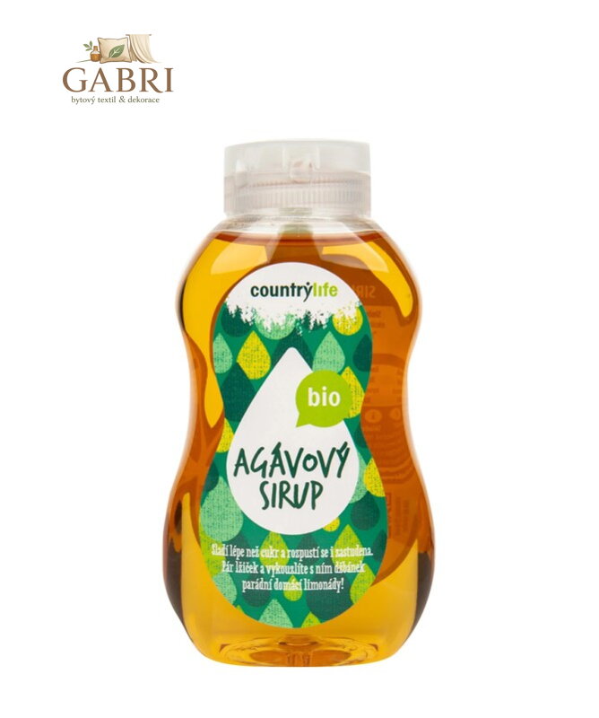 Sirup agávový BIO 250ml/345g Country life 6124