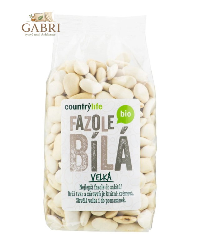 Fazole bílá velká BIO 500g Countrylife 6170