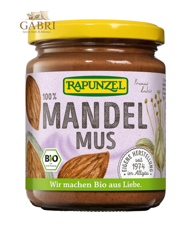 Pasta z pražených mandlí 100% BIO 250g Rapunzel 6185