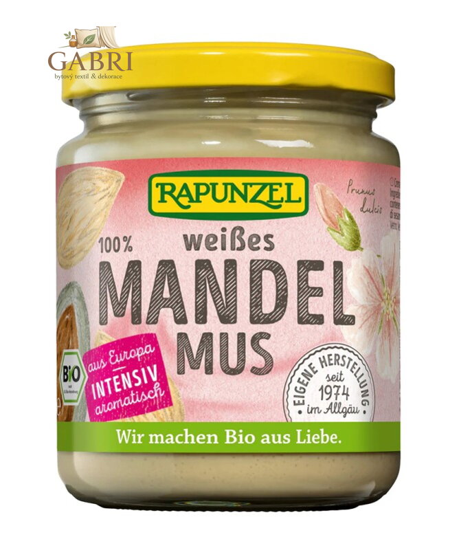 Pasta z nepražených mandlí 100% BIO 250g Rapunzel 6184