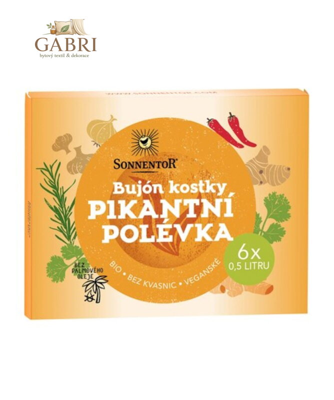 Bujon pikantní polévka BIO 6x0,5l 60g Sonnentor 5860