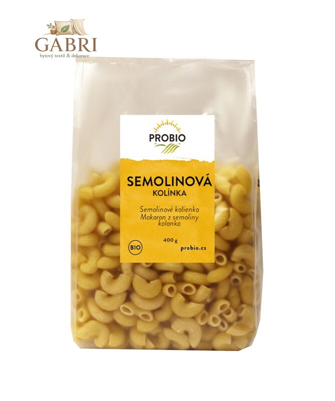 Těstoviny semolinová kolínka BIO 400g Probio 1485