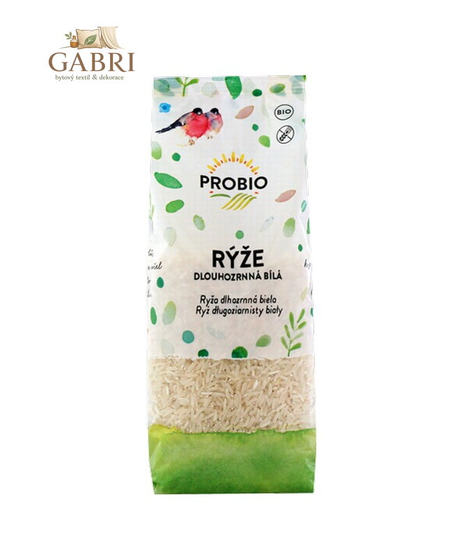 Rýže dlouhozrnná bílá BIO 500g Probio bez lepku 1496