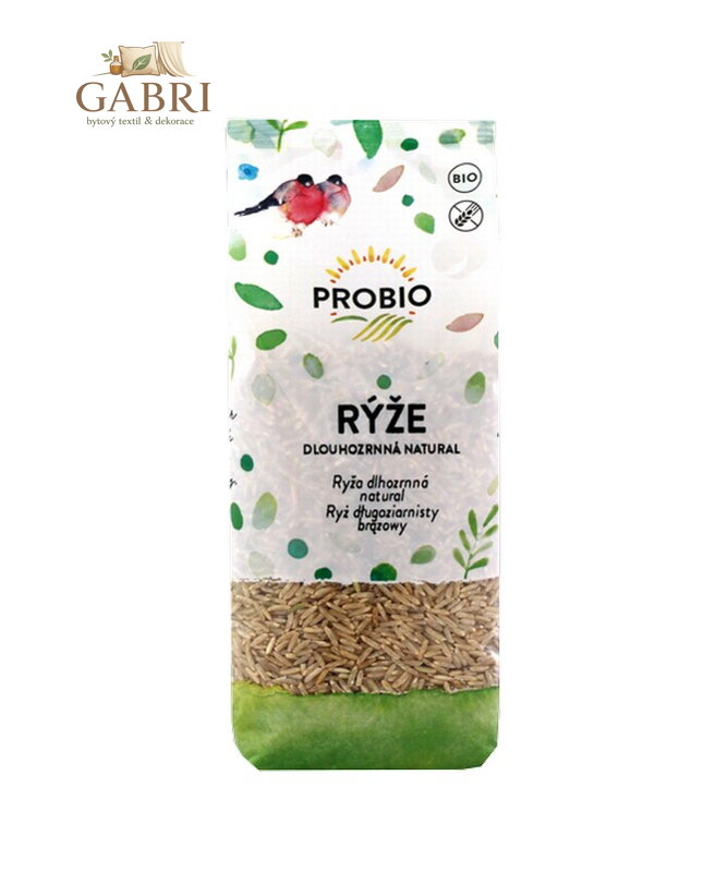Rýže dlouhozrnná natural BIO 500g Probio bez lepku 1497