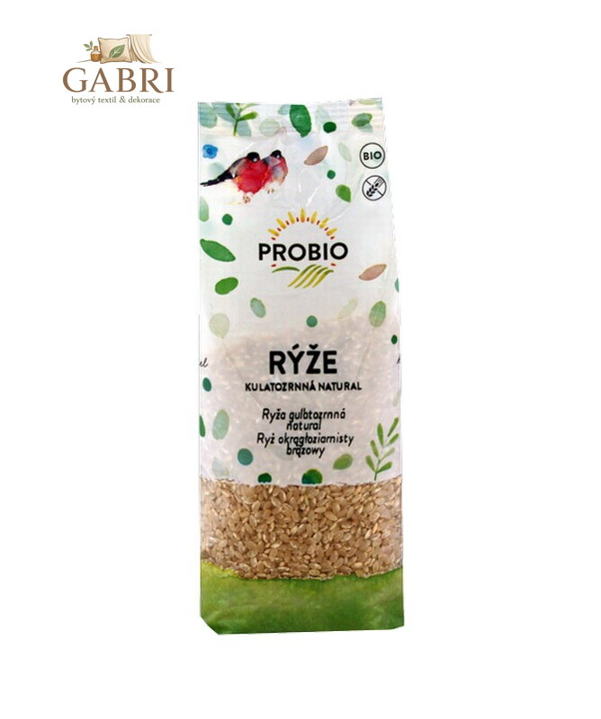 Rýže kulatozrnná natural BIO 500g Probio bez lepku 1499
