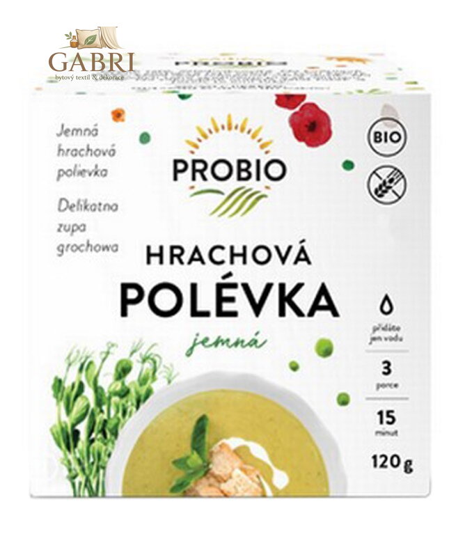 Polévka hrachová jemná BIO 120g Probio bez lepku 1491