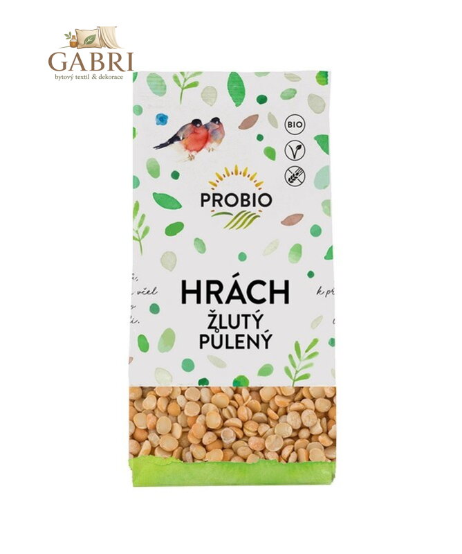 Hrách žlutý půlený BIO 500g Probio bez lepku 2584