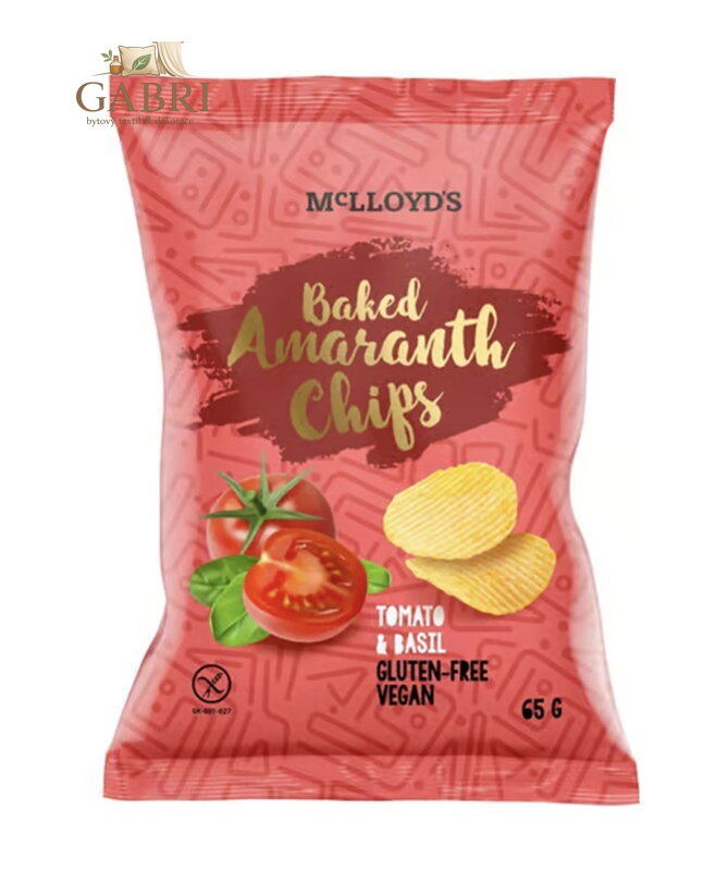 Amarantové lupínky rajče bazalka 65g McLLOYDS bez lepku 2699