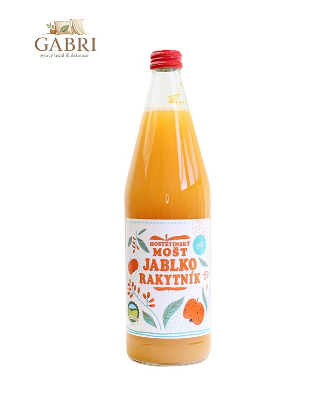 Mošt jablko, rakytník BIO 0,75l Hostětín 1711