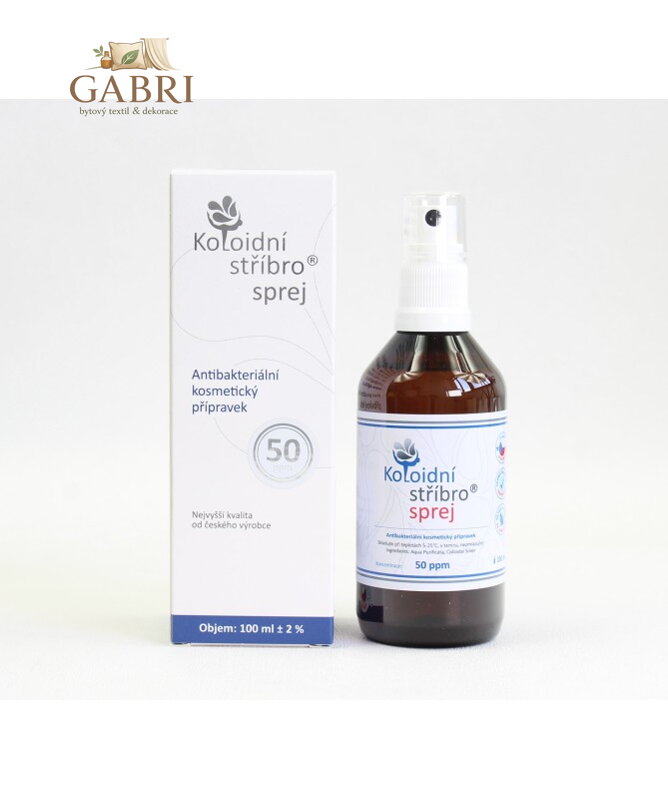 Koloidní stříbro sprej 100ml 50ppm 1880