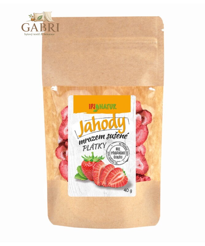 Jahody plátky mrazem sušené 40g IPJ NATUR 30