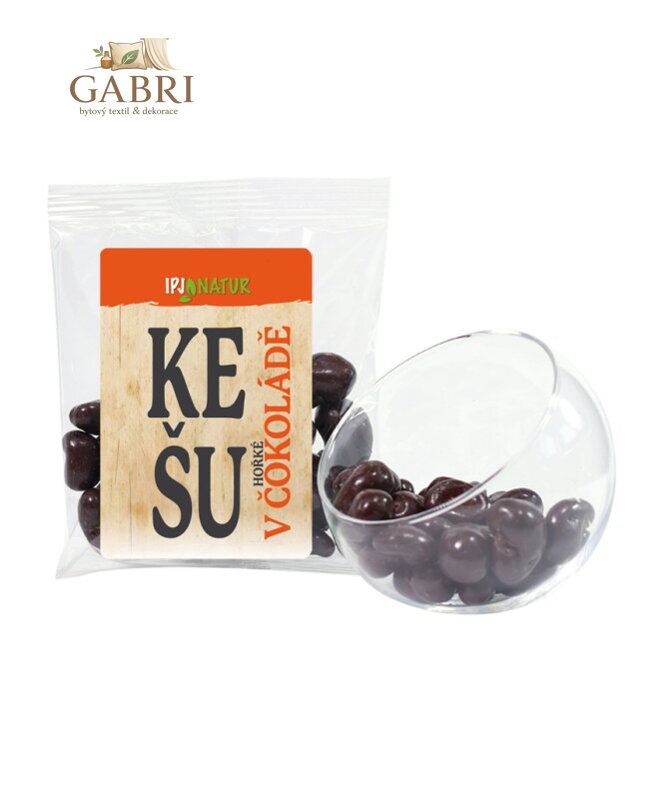 Kešu v hořké čokoládě 100g IPJ NATUR 3102