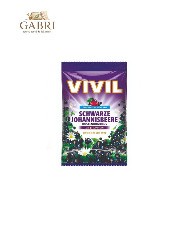 Vivil Husten černý rybíz 60g 2443