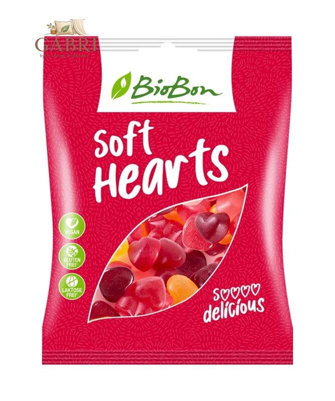 Biobon srdíčka bez želatiny BIO 100g bez lepku 239