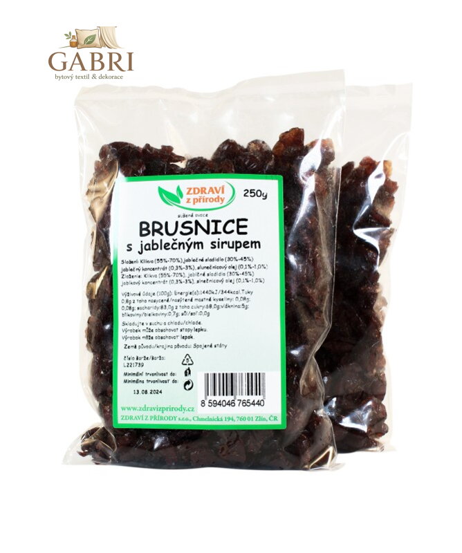 Brusnice s jablečným sirupem 250g ZP 942