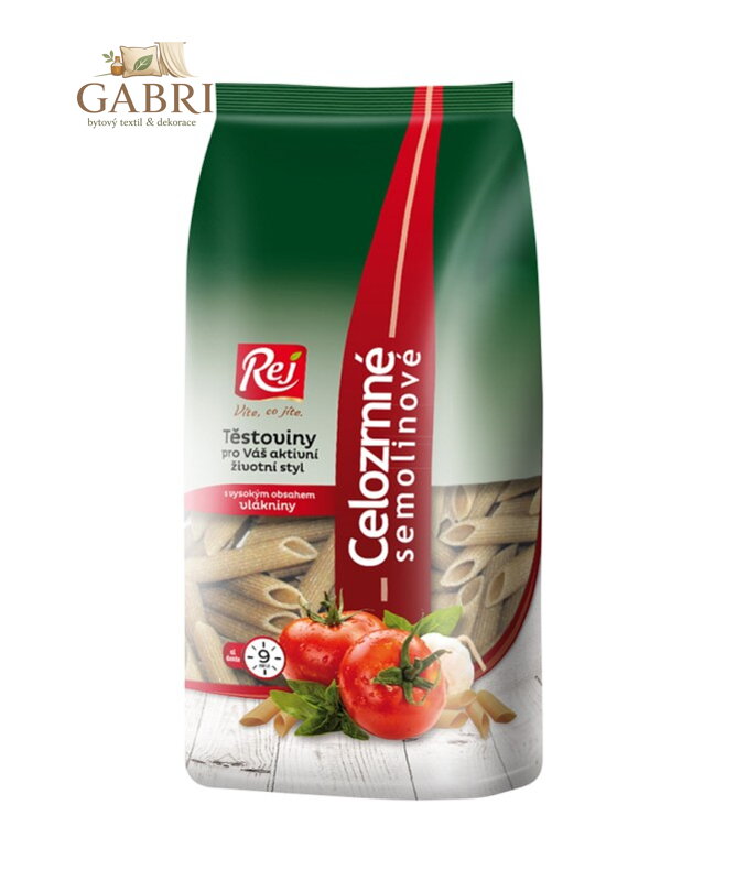 Těstoviny semolinové penne cel. 400g REJ 2734