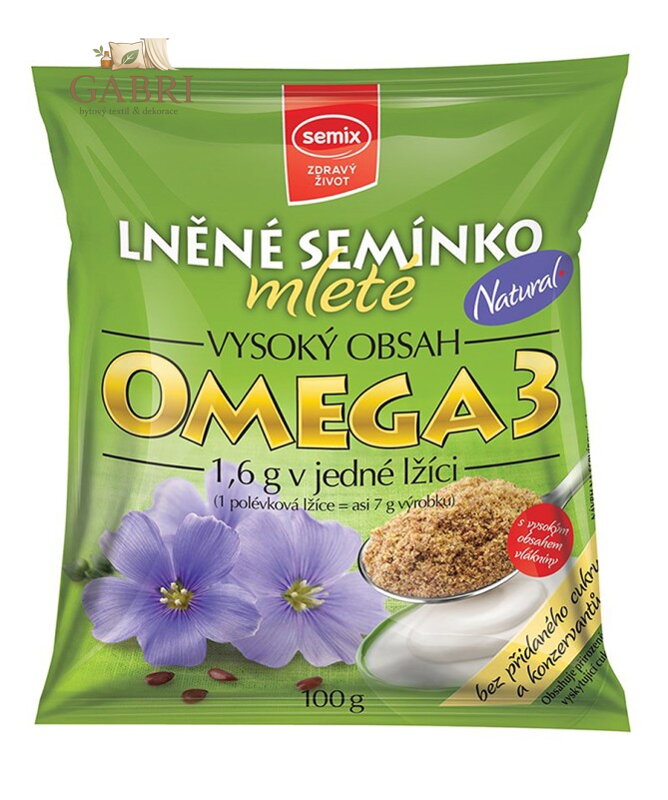 Lněné semínko mleté natural 100g Semix 2492