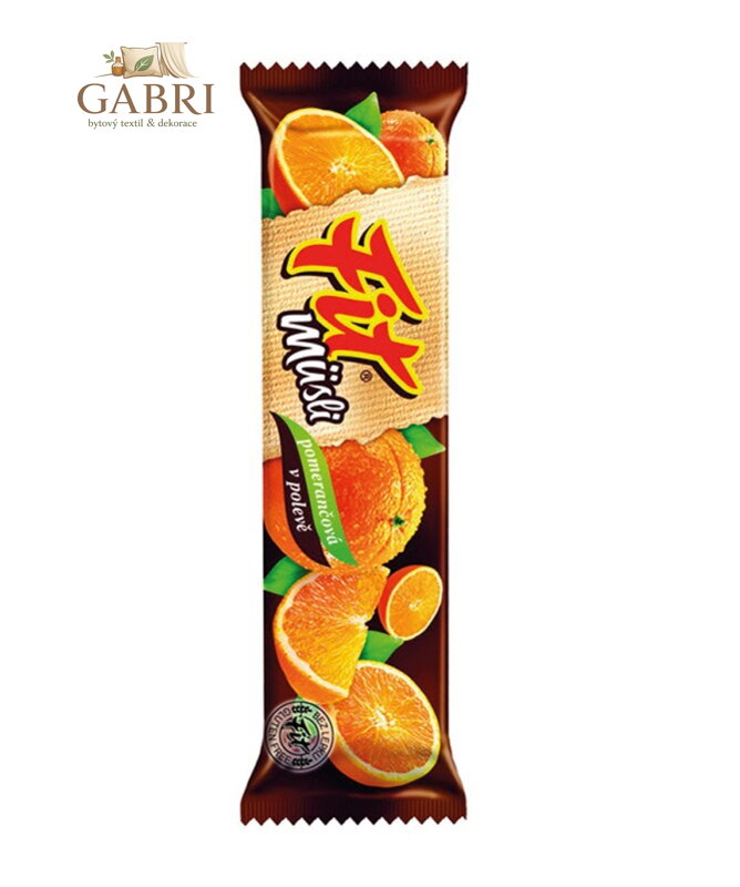 FIT musli pomerančová v čokoládě 30g  53