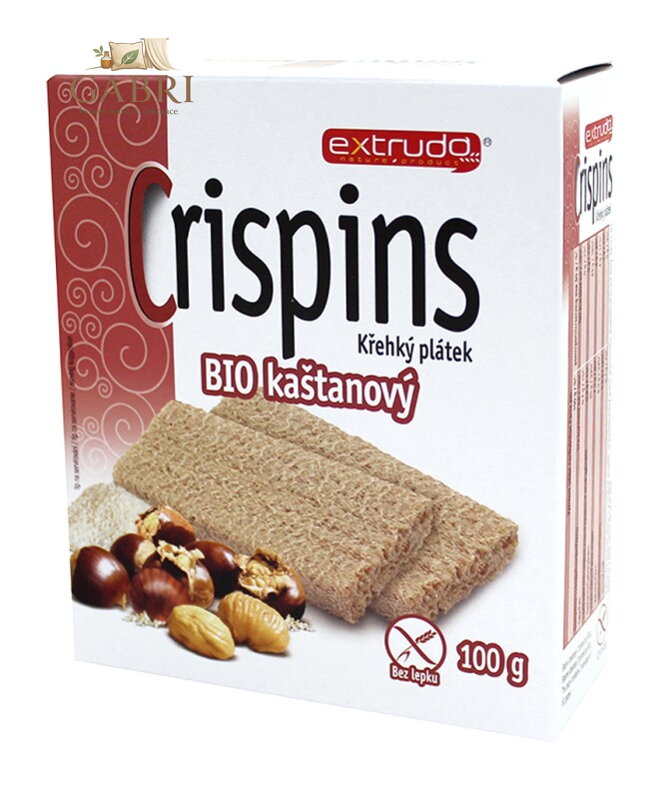 Crispins plátek kaštanový BIO 100g Extrudo bez lepku 334