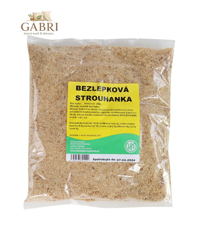 Strouhanka z pečiva 250g Michalík bez lepku 3196