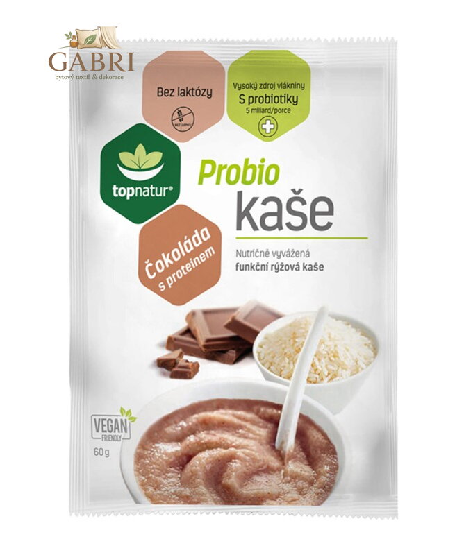 Kaše probio protein s čokoládou 60g Topnatur bez lepku 833