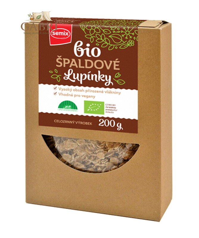 Lupínky špaldové BIO 200g Semix 2503