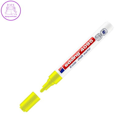 Popisovač na sklo Edding 4095 neónovožltý