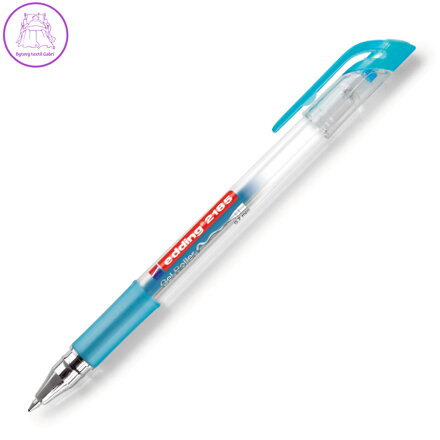 Gelový roller Edding 2185 - světle modrá náplň