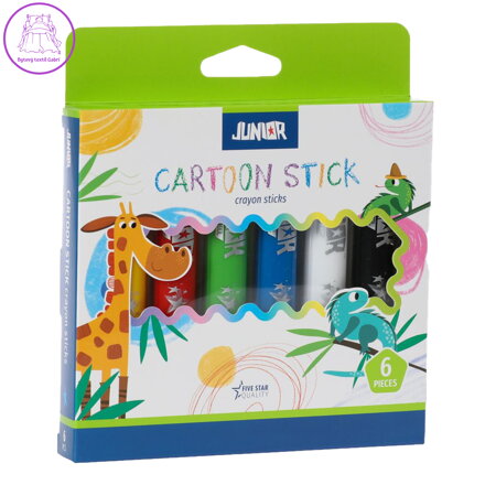 Voskovky Cartoon stick - sada 6 ks