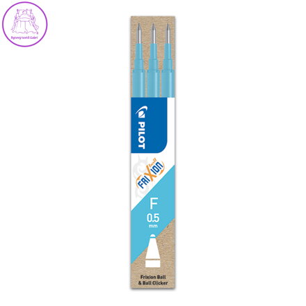 Náplň gumovací PILOT Frixion 0,5 mm/3 ks - svetlě modrá