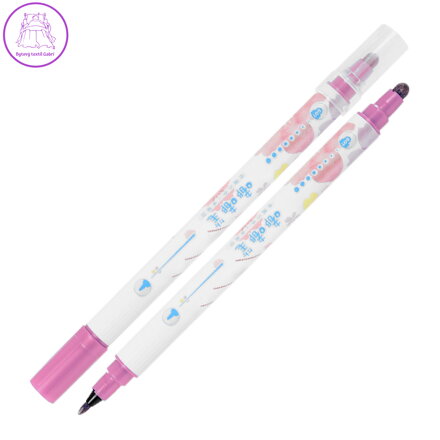 Oboustranný popisovač M&G v peru Sakura, tmavě-růžový