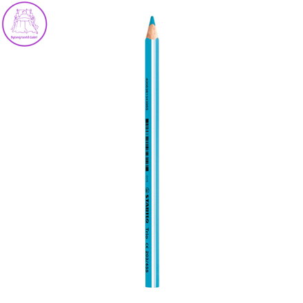 Pastelka trojhranná STABILO Trio silná, nebeská modrá