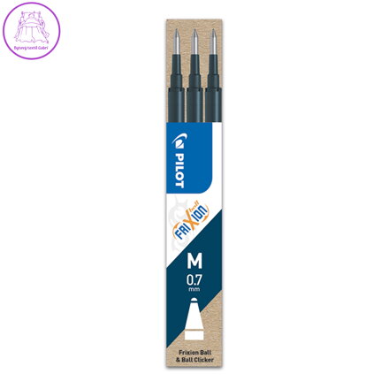 Náplň gumovací PILOT Frixion 0,7 mm/3 ks - modro-černá