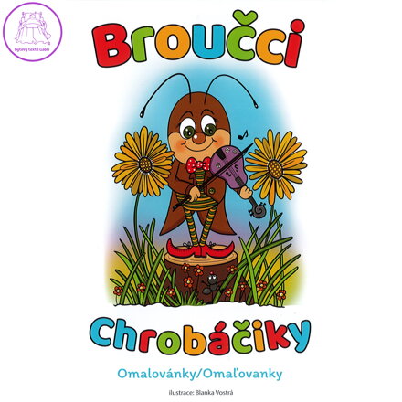 Omalovánka A4 podle čísel - Broučci