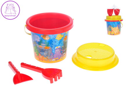 Sada na písek mořský svět 10m+ 4ks v síťce