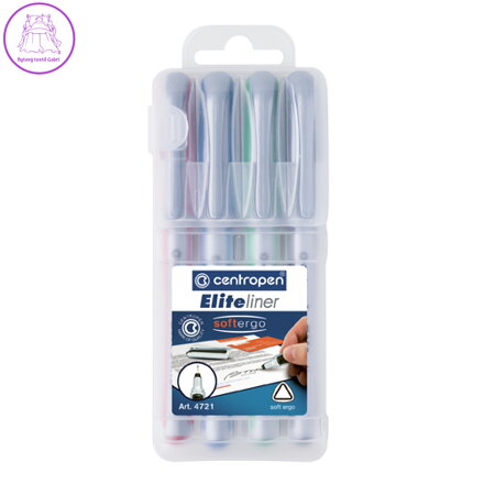 Liner CENTROPEN Elite 4721 - 0,3 mm / sada 4 ks