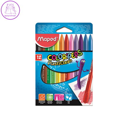Voskovky MAPED "COLOR`PEPS", 12 ks