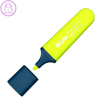 Zvýrazňovač CENTROPEN 6252 Style Fluo (klínový hrot 1-4,6 mm) - žlutá