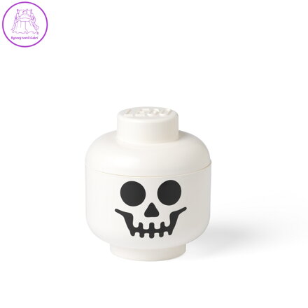 LEGO úložná hlava (velikost S) - kostlivec