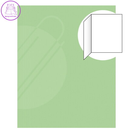 Odkládací mapa bez klop EKO 250 - zelená