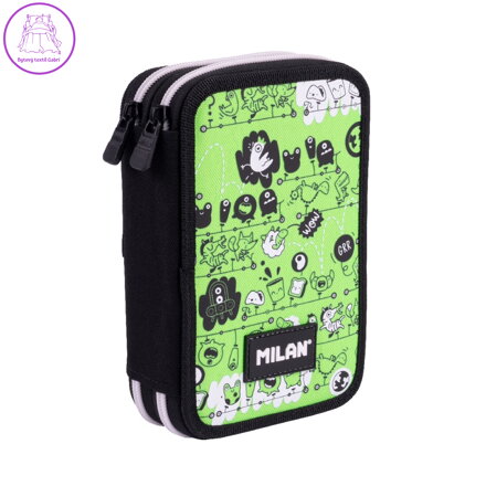 Penál 2-patrový/plněný MILAN - série Tandem 2